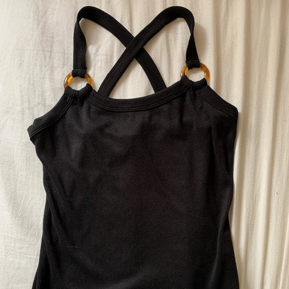Topshop dupe tank with O-ring details